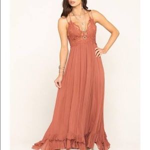 Free People Adella Maxi Copper Size M